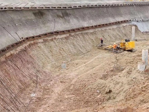 蛟河基坑边坡加固
